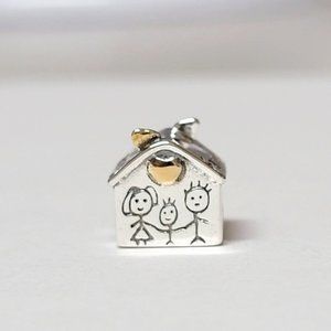 Charm Family House for Pandora Bracelet S925